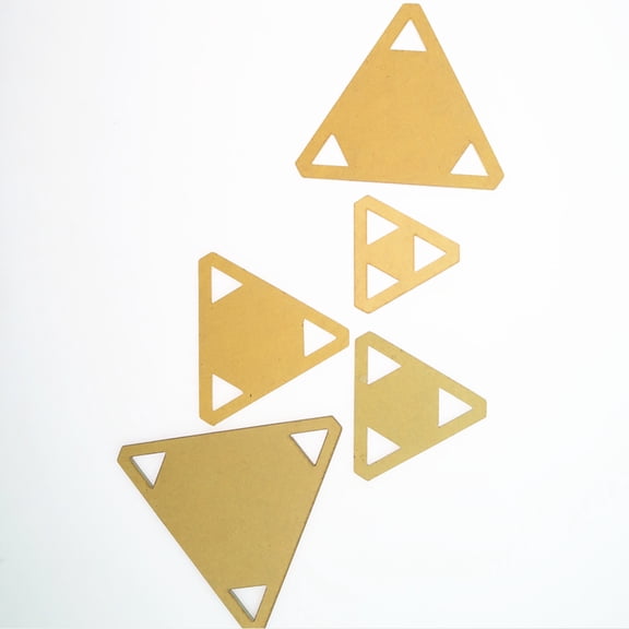 OUNONA  5 Pcs Drawing Template Triangle Templates Patchwork Tools