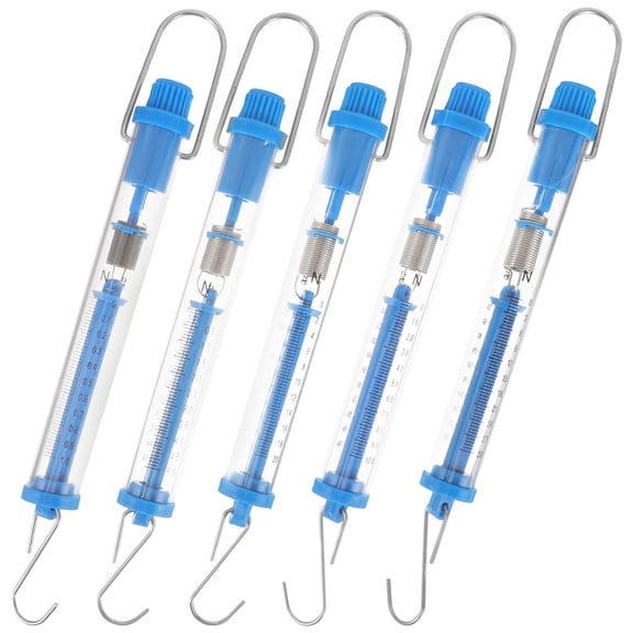 OUNONA  5 Pcs Experiment Tool Tube Spring Scale Dynamometer Scales