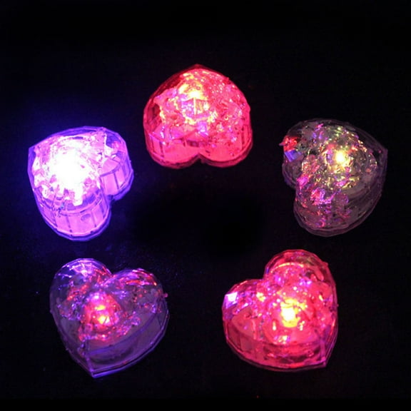 OUNONA 5 Pcs Love LED Decoration Theme Fancy Cube Molds Miss