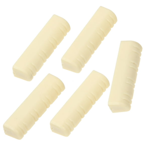OUNONA 5 Pcs Mandolin Supplies Nut Repair Accessories Files Bone Beige