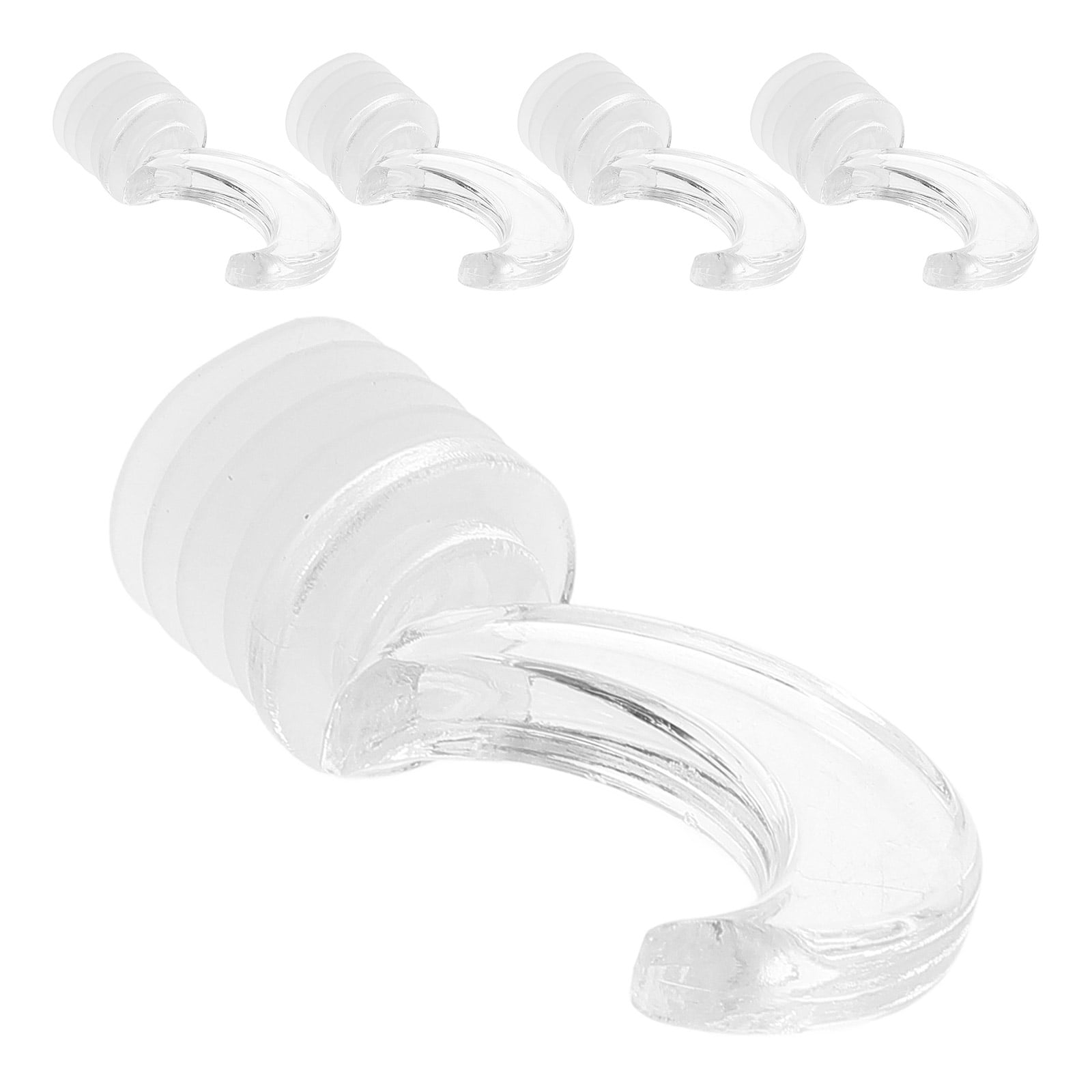 OUNONA 5 Pcs Moon Shaped Plastic Bottle Stopper for Wine Beverages ...