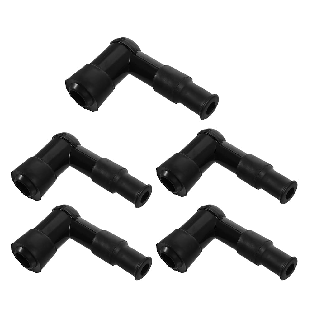 5 Pcs Waterproof Spark Plug Cap Boot High Pressure Cap Replacement for Scooter Dirt Bike ATV