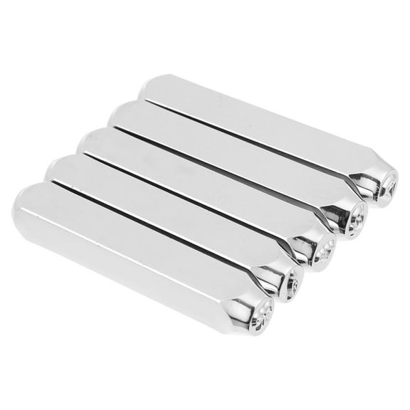 OUNONA 5 Pcs Nail Stamping Plates Stamper Metal Seal Clear and Legible Stamps