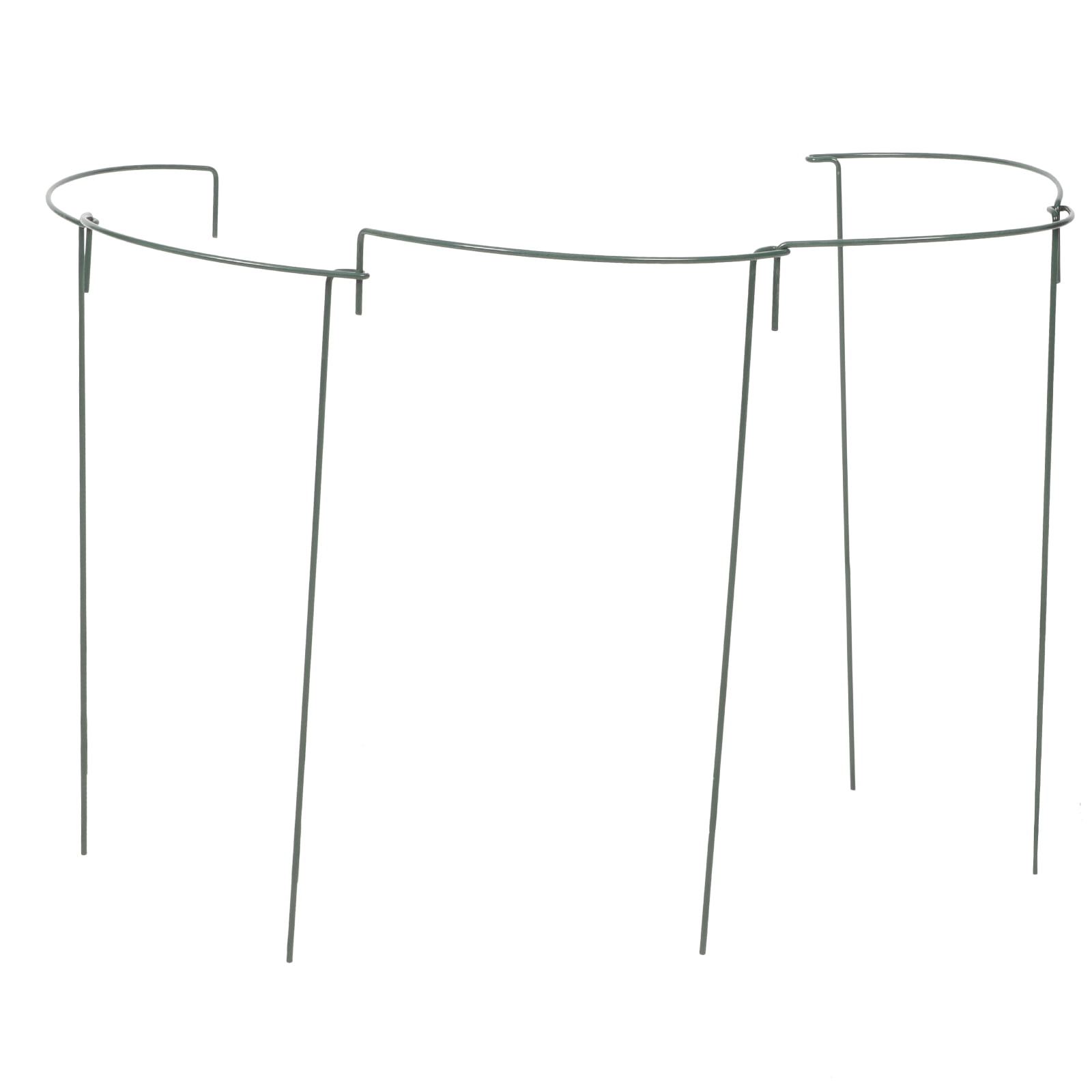 OUNONA 5 Pcs Plant Supports Plant Stakes 40.10X23.30X1.30CM Green