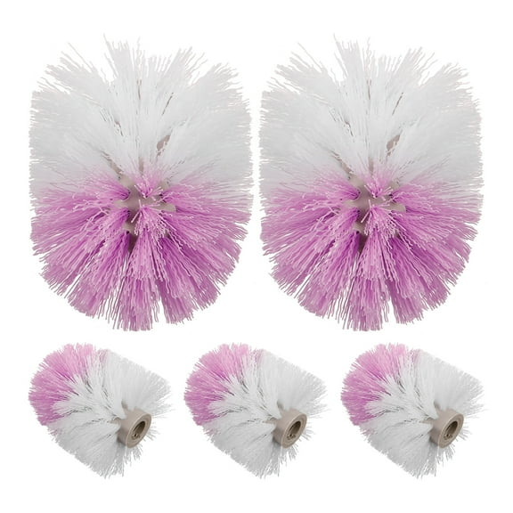OUNONA 5 Pcs Plastic Brush Heads Toilet Cleaner Bathroom Organiser Refills
