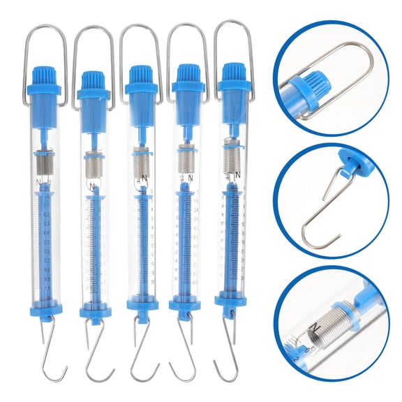 OUNONA 5 Pcs Spring Weight Machine Hanging Tube Scales Dynamometer