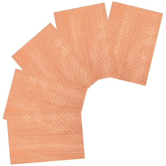 DRAFIDEEP Chocolate Wood Grain Texture Patch, 5 Sheets Decorative Stickers, 8.06 x 5.89 x 0.04 Inches for Home and Furniture