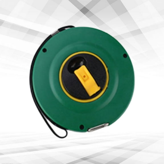 OUNONA 50 Meter Construction Tape Measure Green Metal Roller Design for Easy Storage and Accurate Measurement