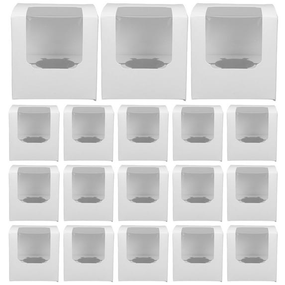 FOLOYORI Boxes for Baked Goods Dessert Box Paper 50PCS Display Treats