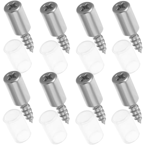 OUNONA 50-Pack Decorative Key Caps with Laminate Support Nails, Size 2.50 x 0.75 x 0.75 CM for Home and Office Use