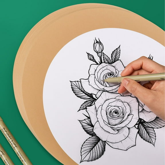 OUNONA 50 Pcs Painting Mandala Art Cardboard