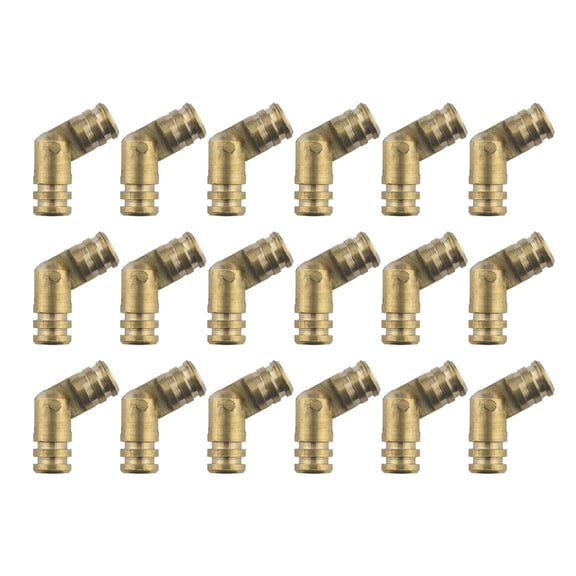 OUNONA 50 Pieces 4x25mm Copper Duty Cylindrical Spring Hinges Metal Hinge for Jewelry Boxes, Yellow Finish