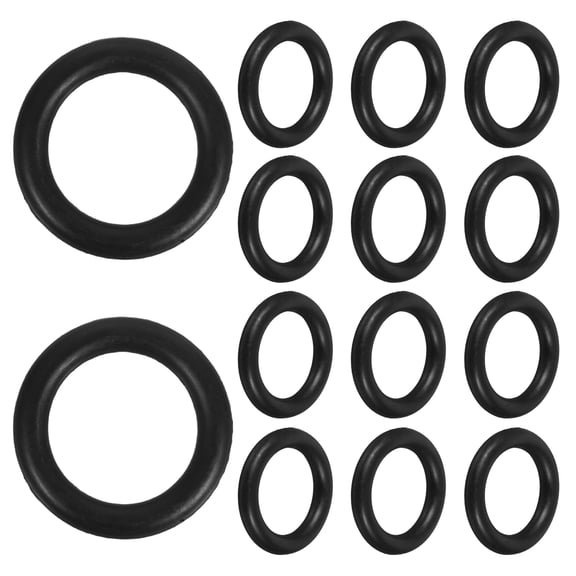 50 Sets Impact Wrench Socket Retainer Rings with for Tool Parts and Accessories Black Square Drive Friction Ring