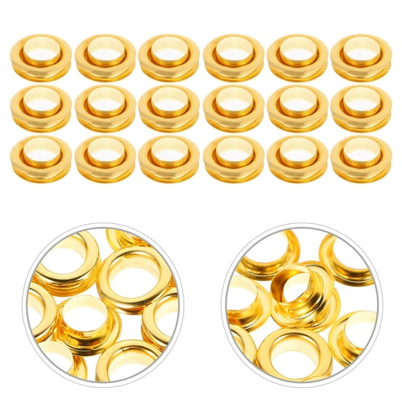 WEAVILUX Grommet Kits Eyelet Grommets for Wallets Copper Fabric Attachment Industrial Use 50 Sets