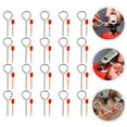thumbnail image 1 of OUNONA 50 Sets Fire Extinguisher Pull Pins with Plastic Seals Iron Extinguishers Safety Pins Tamper Seals Fire Extinguisher Lock for Fire Equipment Accessories, 1 of 8