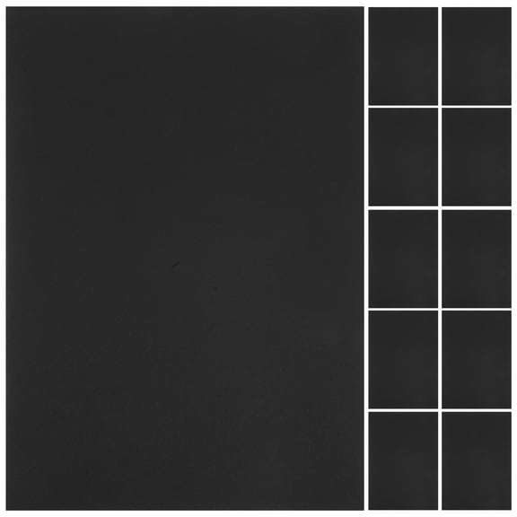 OUNONA 50 Sheets Black Cardstock Thick Paper for Crafts, Card Making, Invitations, Printing, Scrapbooking and Construction Paper
