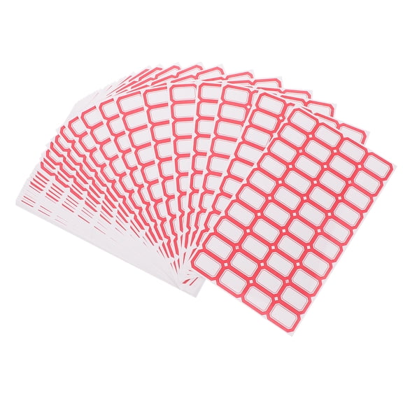 OUNONA  50 Sheets Handwritten Labels Self-adhesive Stickers