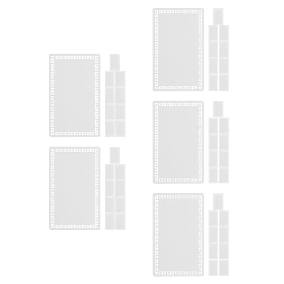 OUNONA 50 pcs Aluminum Sublimation Blank Business Cards Blank Sublimation Aluminum Business Cards For Custom Printing And Personal Use