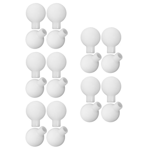 OUNONA 500 pcs String Lamp Shade 1.9cm Globe Ball String Light Cover Fairy String Light Cover