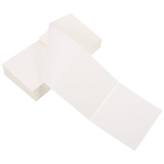 OUNONA Self-Adhesive Thermal Label, White, Durable and Reusable for Decor 500Sheets