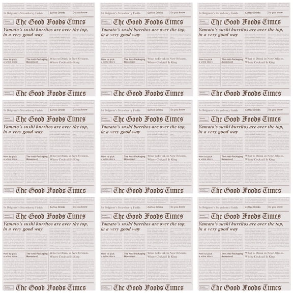 OUNONA 50Pcs White Parchment Paper Sheet for Baking Food Wrapping Food Grade Safe