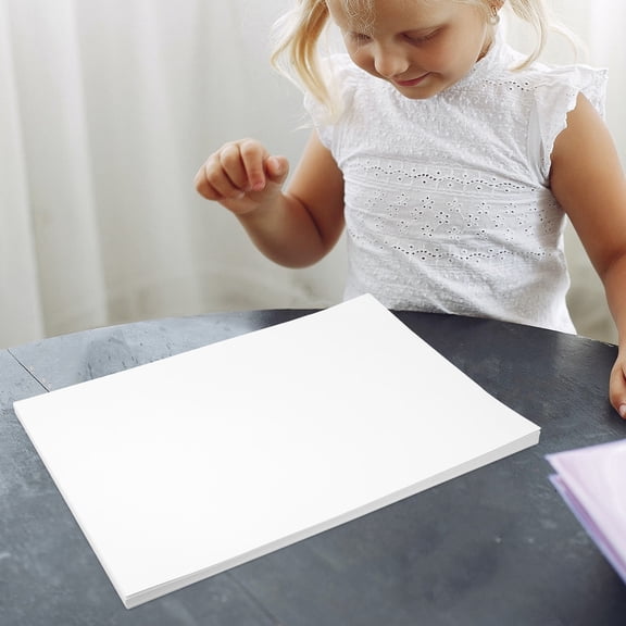 OUNONA 50Pcs Lightweight A3 White Cardstock for Paper Crafting and Handmade Art Materials