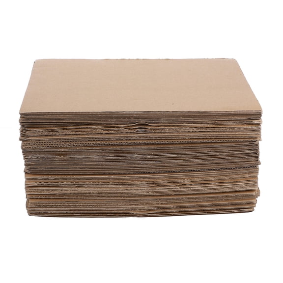 OUNONA 50Pcs Moving Box Filler Sheets Corrugated Cardboard Inserts for Safe Transport