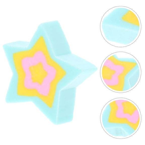 OUNONA 50Pcs Multi Color Tpr Erasers Bulk for Office Use and Students