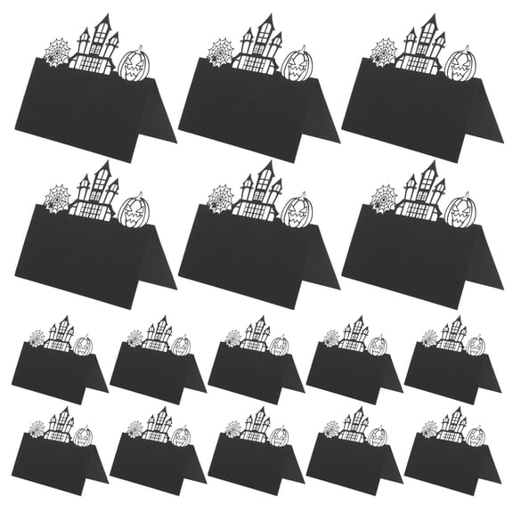 OUNONA 50-Pack Paper Place Cards for Table Seating, Wedding, Party, Event Name Cards, Elegant Table Setting Accessories