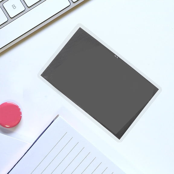 OUNONA 50-Pack Transparent Plastic Business Card Holders for Everyday Carry and ID Card