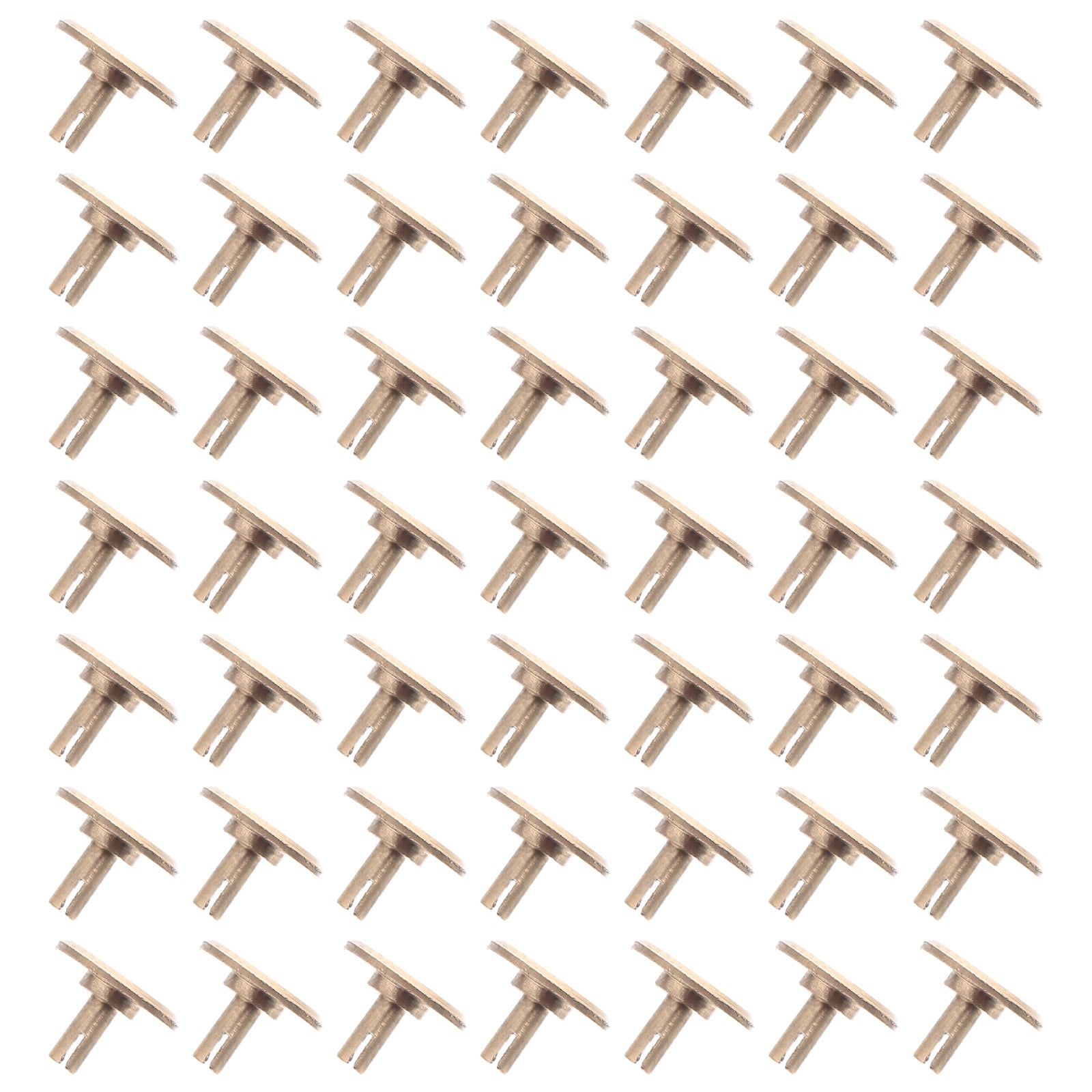OUNONA 50Pcs Copper Clock Second Hand Caps in Tone, Precise Fit for DIY Wall Clock Repair and Replacement