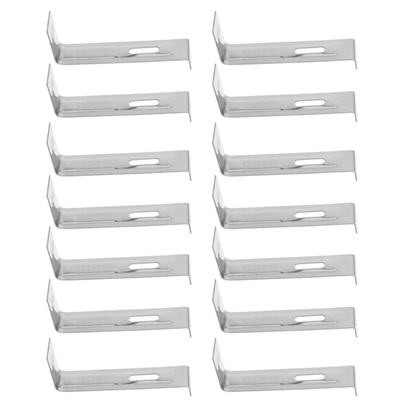 OUNONA 50Pcs Easy Install Stainless Steel Roof Clips for Tile Roof Secure Attachment Home Use