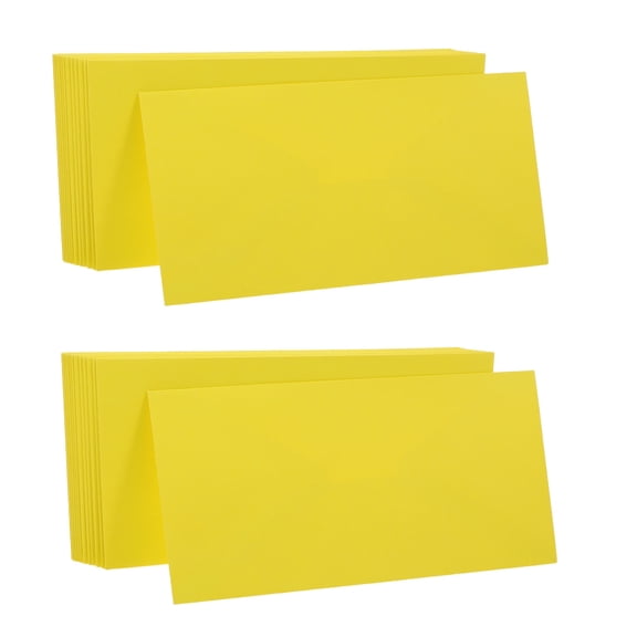 OUNONA Colored Envelopes Self-Adhesive Yellow for Invitations and Greeting Cards