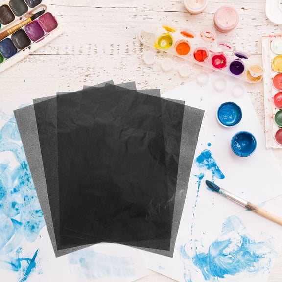 OUNONA 50Sheets Carbon Tracing Paper For Drawing Black Paper Tracing For Professionals Beginners Fashion Design