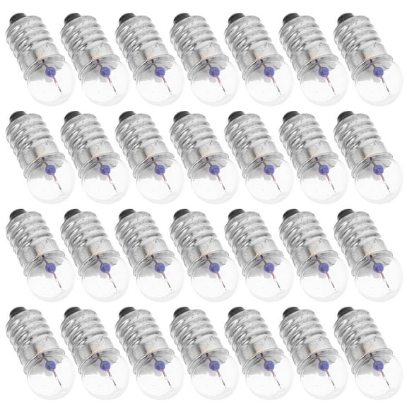 OUNONA 50pcs 2.5V Mini Screw Base Light Bulbs Kit for Student Electrical Experiments Bright Flashlight Bulbs Safe Low Voltage for Crafts and Projects