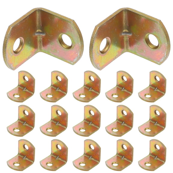 NUOLUX cabinet brackets Angle Brackets Iron Furniture Accessories DIY Projects 50Pcs