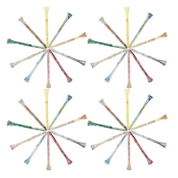 OUNONA 50pcs Golf Tees Pegs Golf Spikes Replaceable Golf Tees Golf Training Accessories