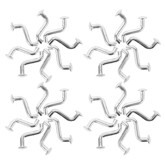 OUNONA 50pcs J Bolt Safety Pin Pallet Racking Pin Shelving System Pallet Racking Hook Bolts