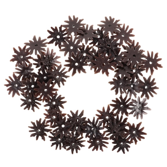 OUNONA 50pcs Miniature Trees Stand Toy Christmas Trees Accessory Plastic Diy Architecture Trees Holder For Crafts Landscape Railroad Railways Train Scenery