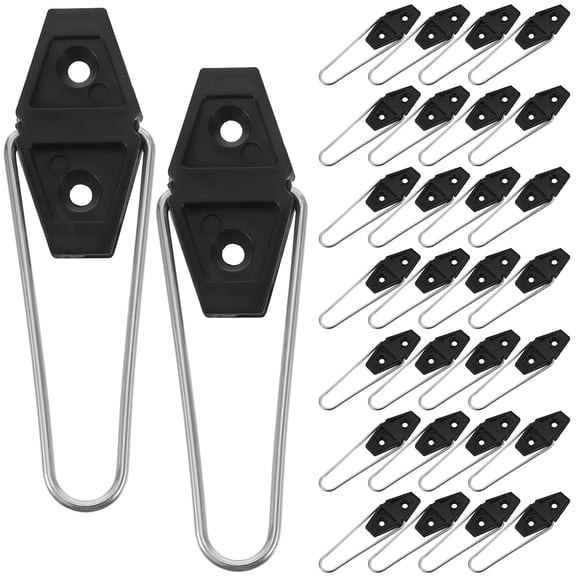 OUNONA 50pcs Picture Frame Back Pedestals Replacement Stands, Photo Frame Support Holders for Wall or Table Display