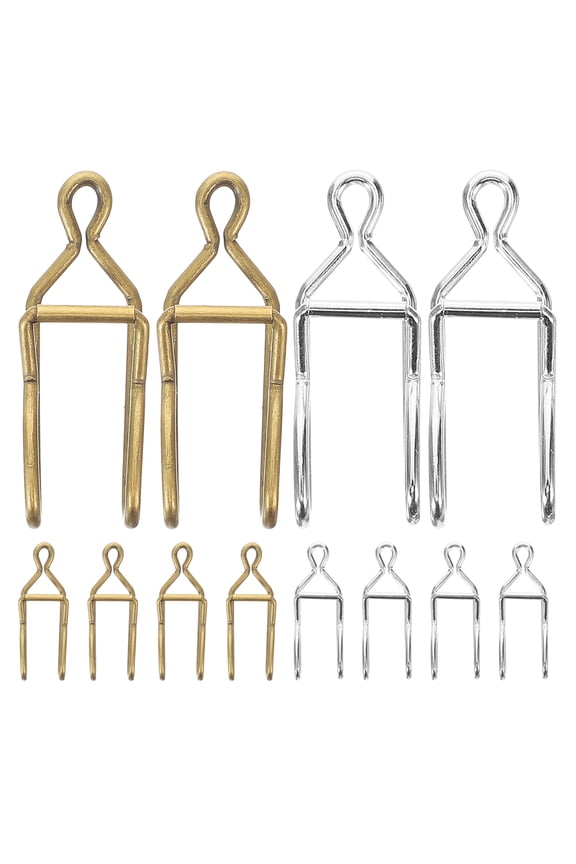 50pcs Pocket Watch Chain Clips with Clasps, Replacement Parts for and Secure Pocket Watch Chains