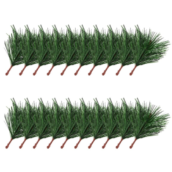 DRAFIDEEP Artificial Pine Needles for Wedding and Celebration Photo Decoration 50Pcs 3.3X2.6X1.6In