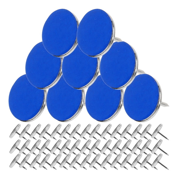 OUNONA 50pcs Ground Markers Reflective Trail Tacks Nylon Steel for Camping