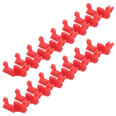 20-Pack Tailgate Handle Rod Clips For Chevy Silverado & GMC Sierra – Red/Green, Plastic