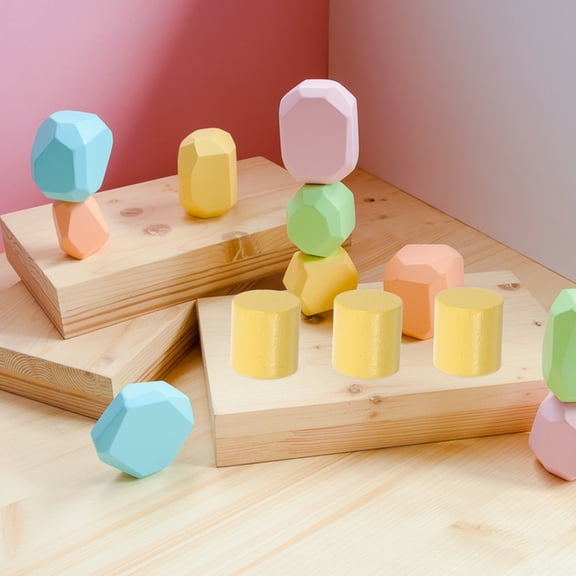 OUNONA 50pcs Wooden Craft Blocks Cylinders Unfinished Wooden Round Sticks Wood Craft Sticks Building Carving Wooden Blocks for DIY Crafts Painting