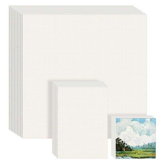 OUNONA 55 Sheets Drawing Paper Oil Pastel 30.00X30.00X0.10CM White