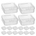 thumbnail image 1 of OUNONA 55Pcs Small Organizer Box Transparent Plastic Storage Containers with Lids for Jewelry and Crafts, 1 of 8