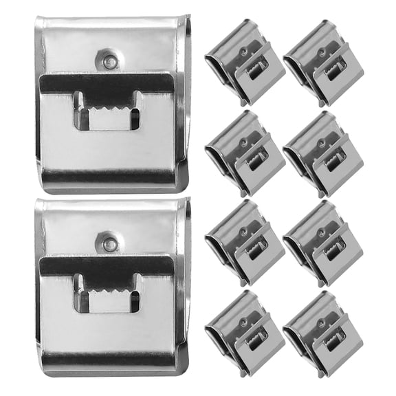 OUNONA 55pcs Solar Photovoltaic Cable Clips Stainless Steel Cable Clamp Wiring Clamps Wire Clamp Cable Clips