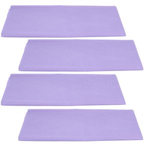 OUNONA 5Packs Purple Packing Paper for Wrapping Use with Vivid Saturated Color and Durable Material