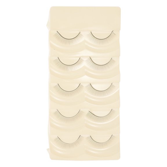 OUNONA 5Pairs Lash Extension Practice Strips Black for Multiple Training Sessions